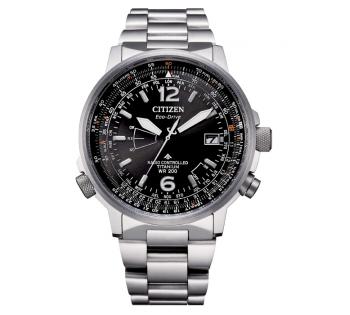 Citizen CB0230-81E Funkuhr PILOT Titanium